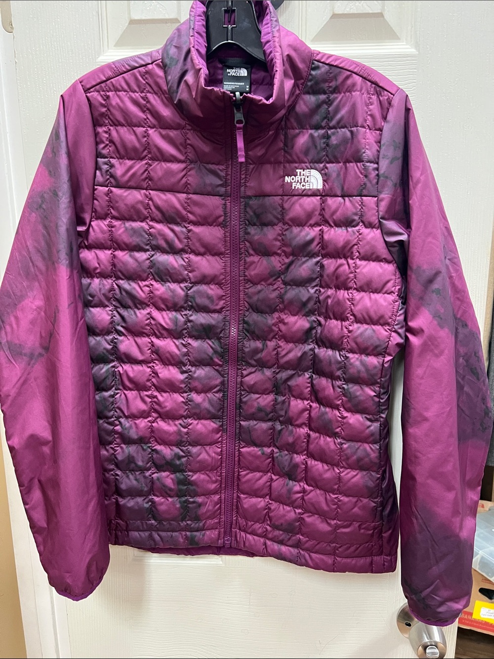 THE NORTH FACE | RARE COLOR Plum Black Galaxy Thermoball Nano Eco puffer jacket